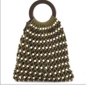 C&C California Beaded bag. Excellent condition. Green. Never used it.